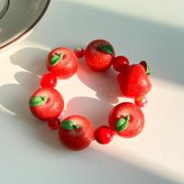 Dopamine Simulation Fruit Bracelet Beaded Summer Bohemian Jewelry  Vacation Accessories Style 5