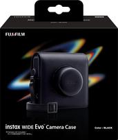 Fujifilm instax wide Evo instant camera case, black. juoda