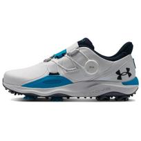 Under Armour Drive Pro BOA amortizuojantys žemi vyriški pilki mėlyni golfo sportbačiai 3027088-100 42 gray