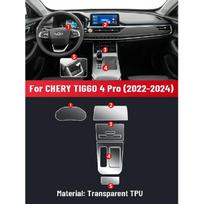 Anti-scratch Car Interior Center Console Media Dashboard Navigation TPU Protector Film For CHERY TIGGO 4 PRO   2024 Left rudder driving juoda