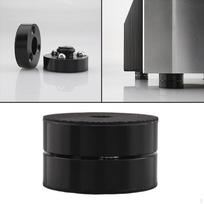 Isolation Base Stand Anti Vibration Feet Pad Absorb Shock Amplifier Pads for Audio Equipment Black  gray