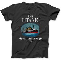RMS Titanic White Star Line Cruise Ship 1912 Boys Girls Kids T-Shirt Sweatshirt Hoodie Tanktop for Men Women Kids S juoda