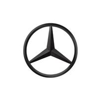 Automobilio lipdukas Mercedes Benz 3D ABS sidabrinis/Juodas 9cm 90mm automobilio galinės bagažinės emblema lipdukas Decals For Mercedes Benz W11 matinė juoda spalva