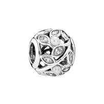 Pandora Glow In The Dark Leaf Pendant Women jewelry Silver 791754P Silver,F