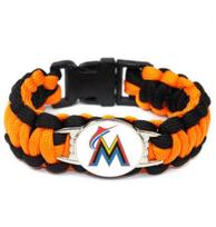 MLB Team Fan Paracord Baseball Survival Bracelet - Bestseller!