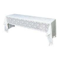 Tablecloth with Anti-Slip Backing Plain Design Double-Sided Lace Table 60x120cm balta
