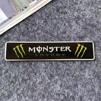 Monster Energy Metalinis Automobilio Lipdukas Auto Lipdukas Sparnams ir Galiniams Ženkleliams Įbrėžimų Dangtelis Lipdukas Motociklams ir Elektrinėms Transporto Priemonėms