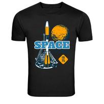 Space Explorers Rocket Launch Graphic T Shirt Galaxy XXXL