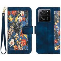 Compatible For Xiaomi 13T / 13T Pro Case with Card Slots Pattern Printed Phone Leather Cover juoda