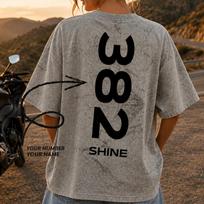 Custom Name Number Moto Shirt, Personalized Dirt Bike Tee, Motocross Race Day Shirt, Biker Number T-Shirt, Motorcycle Gift S