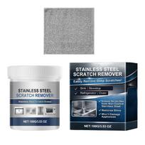 100G Stainless Steel Cleaning Paste Pot Pan Black Dirts Cleaner Oven Polishing Scratch Rust Remover Cookware Cleaning Cream 100g