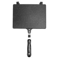 Non-Stick Grilled Sandwich Maker Black Double Sided Sandwich Maker  Grilling Vegetables