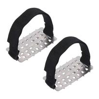 Ice Spikes for Boots Anti-Slip Stainless Steel Footwear Ice Grippers Traction Cleats for Climbing Running Mountaineering Walking juoda