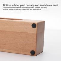 5 Hole Wooden Coffee Tamper Holder Wood Material Tamper Mat Stand Coffee Tamping Station  Home Use S