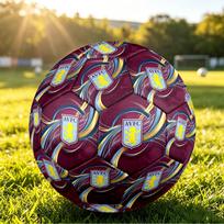 Aston Villa FootballPrinted Size 5 Soccer Ball, Anti Slip Adult Match Football Souvenir for Football Fans Size 5
