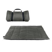 Four Seasons Foldable Waterproof Dog House Mat - Moisture-Proof & Thickened for Outdoor Use 110*68cm pilka