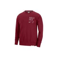 Nike Dri FIT NBA Standard Issue Sweatshirt Men's Dark Red FD8655-608 XXXL