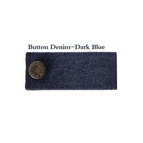 2PCS Unisex Garment Accessories Skirts Maternity Pant Extender Belt Waist Band Button Hooks Button Denim-Dark Blue