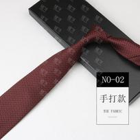 Kaklaraištis Vestuvės Jaunikis Verslo Vyrai Retro Raštas Suknelė Bordo Rankinis Stilius 8cm Rankinis Kaklaraištis