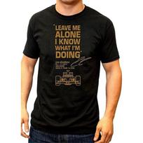 Kimi Raikkonen Leave ME Alone I Know What I'm Doing Mens Tshirt Black S įvairiaspalvis