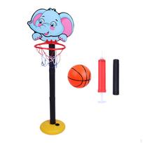 Adjustable Basketball Hoop for Bedroom and Garden - Ultimate Outdoor Fun elephant white
