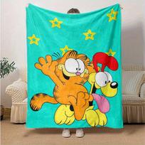1pc, Garfield & Odie Throw Blanket, Soft Blanket for Couch, Bed, Travel, Camping, Car, Beach, Office Nap, Perfect Gift for FriendsA060 130x150cm