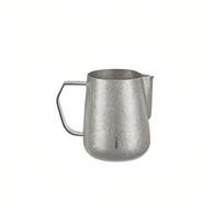 SIMELO Pure Titanium Coffee Latte Art Pitcher 600ml, Pointed Milk Frother Pitcher, Professional Latte Art Cup pilka