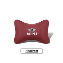 Car Headrest Neck Pillow Auto Seat Waist Pillow Accessories For MINI Cooper JCW Countryman Clubman Cabrio Paceman Coupe Roadster