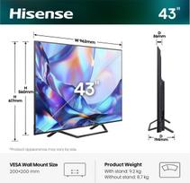 Televizorius Hisense 43A7DS | 20019192 | 6942351435749