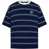 Adidas Originals Resort S Dryžuoti sportiniai marškinėliai Vyriški viršutiniai drabužiai KW8248 2XL gray
