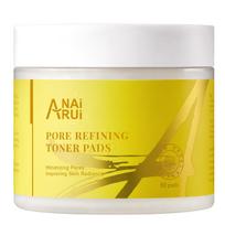 ANAiRUi Pore Refining Toner Pads, Witch Hazel PHA Salicylic Acid Niacinamide Exfoliating Pads, Oil Control Minimize Pores Facial Skin Care 50 Pads