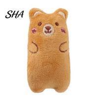 Plush Animal Toy for Kittens Stuffed Catnip Toy, Soft Cat Chew Cute Bear Duck Frog Enrichment Indoor Cats Teething ruda