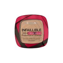 Loreal Paris -hour - makeup powder, oil control, brightening skin tone, concealer and setting makeup 24 hours long lasting powder-220 Sand rožinė