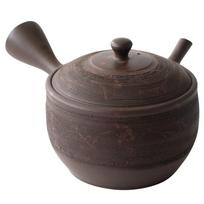 Tokoname ware Tokocralabo Tokoname ware Tamamitsu Kiln Teapot with Ceramic Mesh Tea Tea Pine Bark and Seaweed Green Japanese Made in 266349 ruda