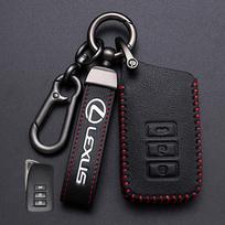 Originalios odos automobilio nuotolinio valdymo pultelio dėklas Fob Case skirtas Lexus NX 200 NX300H RX 350 450H ES 350 ES 300h Raktų pakabuko stiliaus aksesuarai
