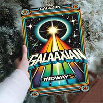 Room Decor  Galaxian Midway Arcade Metal Sign   Iron Wall Art Durable Home  Office Decor for Living Room 20x30cm（7.8x11.8inch）