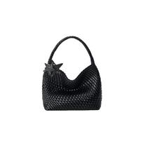ECODAY Shoulder Bag, Large Capacity Tote Bag, Commuter Handbag, Medium Size, Black juoda