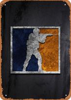 The Classic Arcade Video Game Poster Metal Tin Sign Csgo Counter Strike Csgo Wall Art Decor Tin Signxinch 20x30cm（7.8x11.8inch）