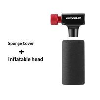 Bicycle CO2 Hand Pump Durable Aluminum Alloy Fast Tire Inflator for Mountain Road Bike Outdoor Cycling Repair Tool juoda