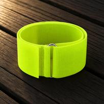 5 VNT. Velcro lenktynių juostos Elastingos estafetės juostos Reguliuojamos trijų kojų lenktynės Komandos formavimas neoninės žalios spalvos