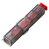 Keycap Puller Switch Remover 2 In 1 Tool For Mechanical Keyboard Hot Swappable Keycaps Stainless Steel Keyboard Repair Tools raudona