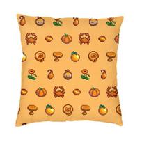 Stardew Valley Leah Cushion Cover 40X40 Home Decorative 3D Print Throw Pillow Case For Car Double-Sided Peach skin 18*18(CM)-1Pcs