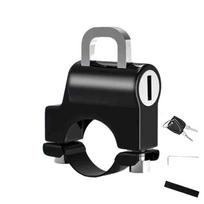 Security Motorcycle Helmet Lock Universal Metal Handlebar Lock Anti-theft Lock  Bicycle juoda