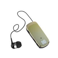 Lavalier Business Bluetooth 5.2 Headphone Call/Music 20H Noice Cancelling Wireless Earphone Vibrate Remind Headset Sport Earbuds geltona