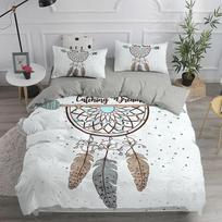 Sapnų gaudyklės patalynės komplektas Elegantiškas bohemiškas antklodės užvalkalas Karalienės dydžio 240x220 Etniškas antklodės užvalkalas Viengulis Dvigulis Karališko dydžio Patalynės užtiesalas 90x200cm