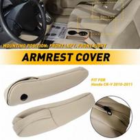 Pora Smėlio spalvos Odinių Priekinės Sėdynės Porankio Pakeitimo Dangtelių Tinka Honda CR-V 2010-11 V yellow