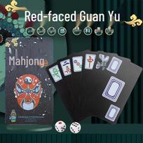 Waterproof Mahjong Style Playing Cards - 144 Portable, Thickened Tiles