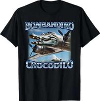 Italian Brainrot Bombardino Crocodilo T-Shirt 3XL