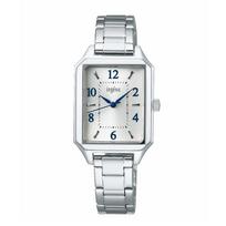 Seiko laikrodis Ingenu Square Quartz AHJK468 Sidabrinis laikrodis Moteriškas