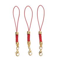 10/20pcs Keychain Rope with Lobster Clasp Jump Rings Lanyard Lariat Strap Cord For DIY Keyring Pendant Jewelry Making Supplies 10Pcs